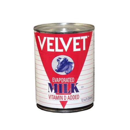 Velvet Velvet Evaporated Milk 12 fl. oz., PK24 10050000200419